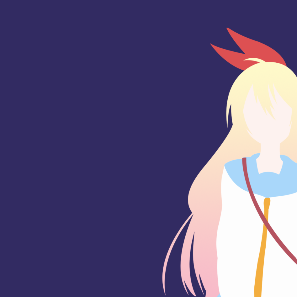 Девушка на синем фоне, аниме Притворная любовь