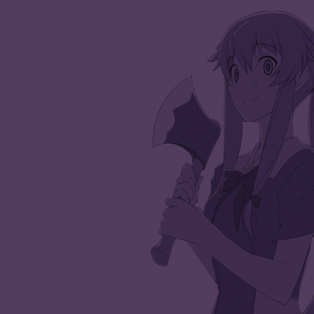 Девушка с топором, аниме Яндере