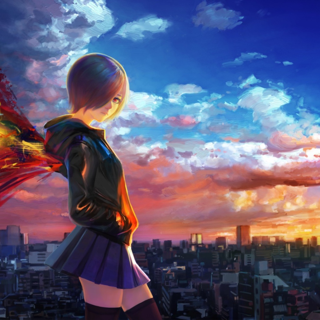 Девушка с крыльями, аниме Tokyo Ghoul