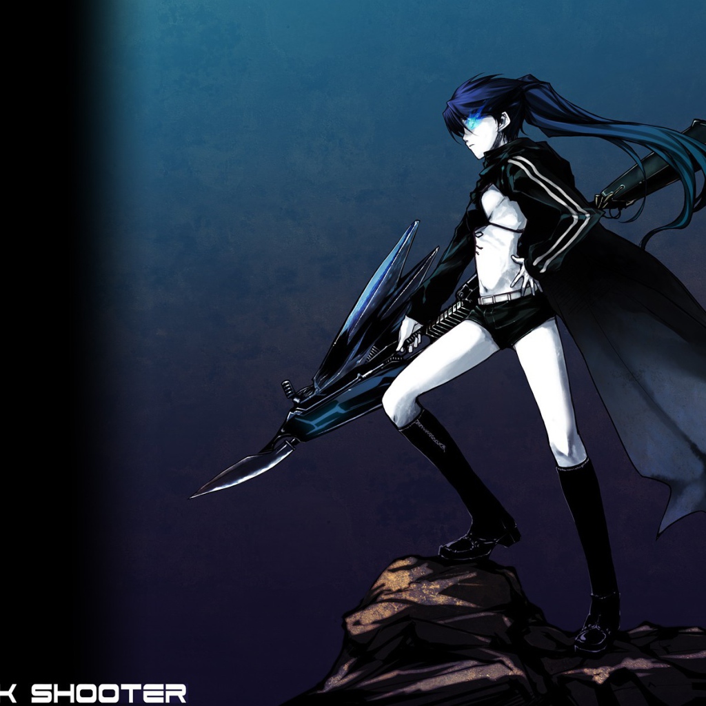 Герой аниме Стрелок с Черной скалы