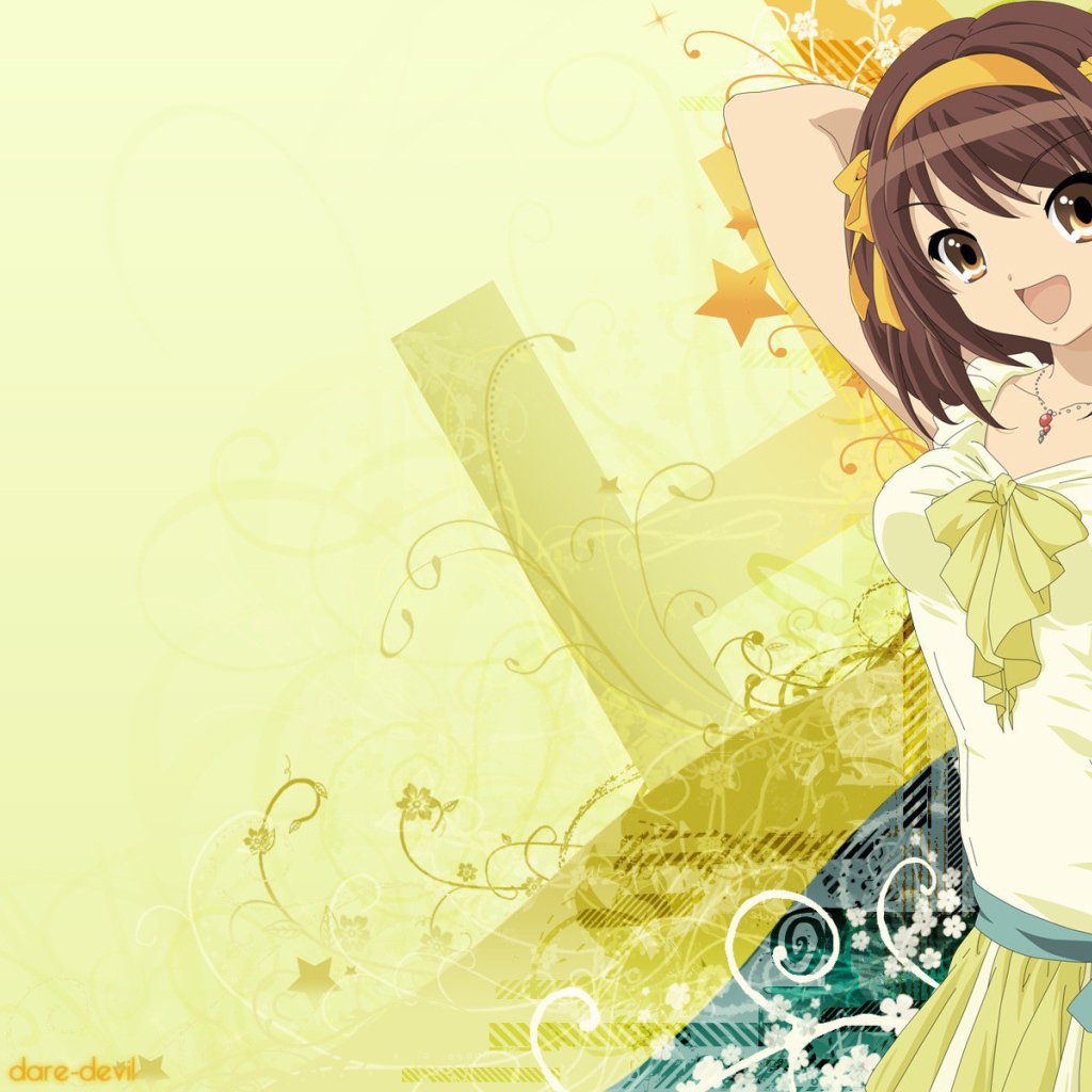 Героиня аниме Харухи Судзумия