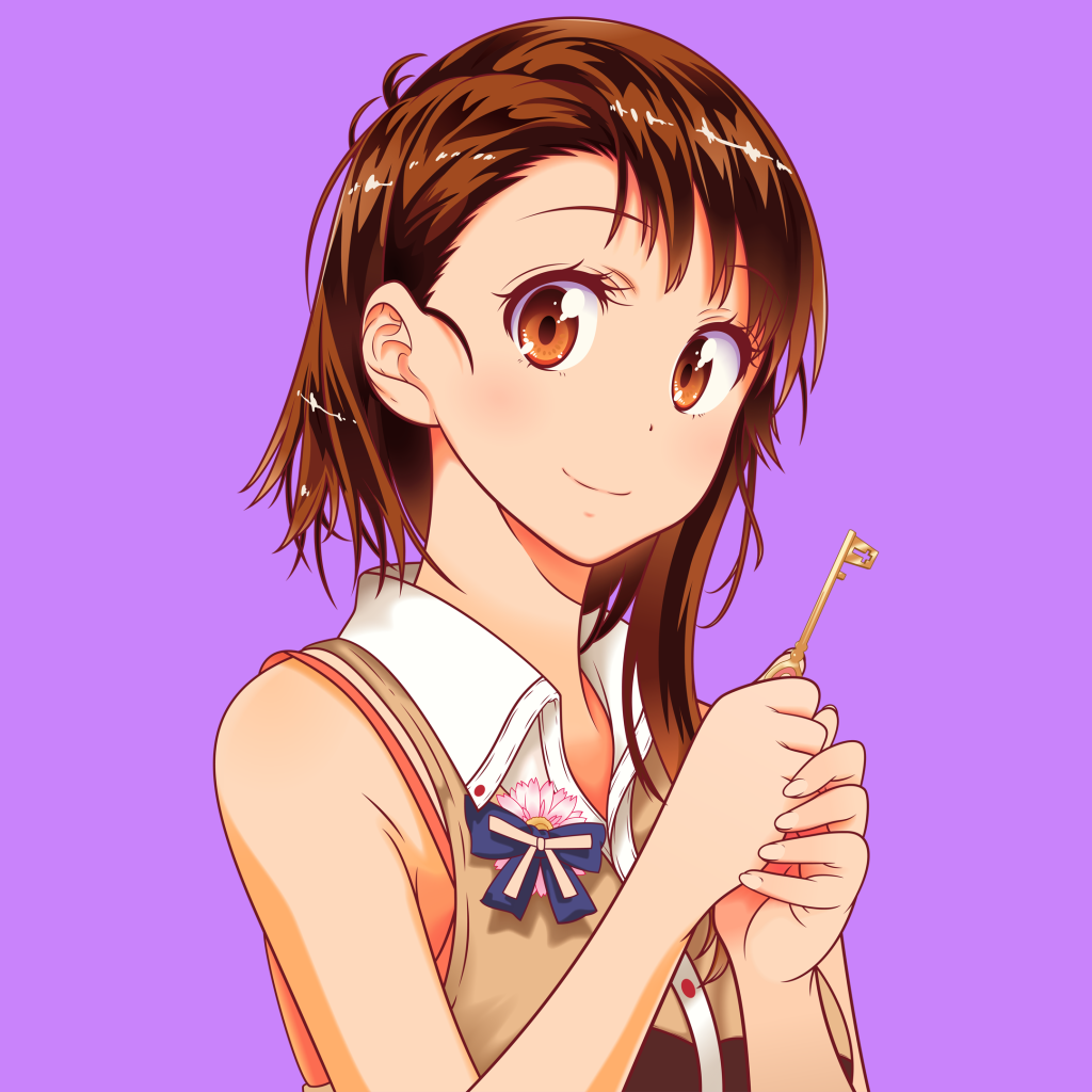 Ключ в руке девушки аниме Onodera Kosaki