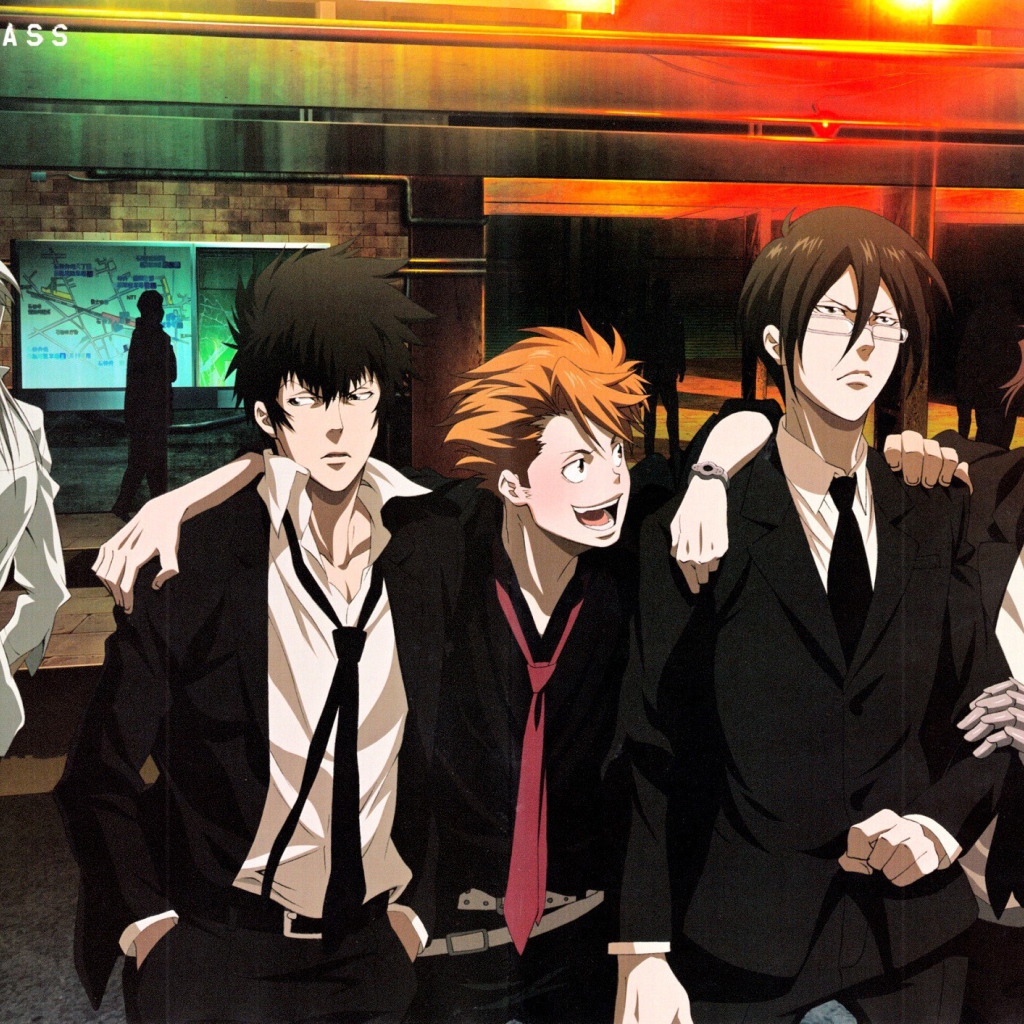 Главные герои аниме Psycho-Pass