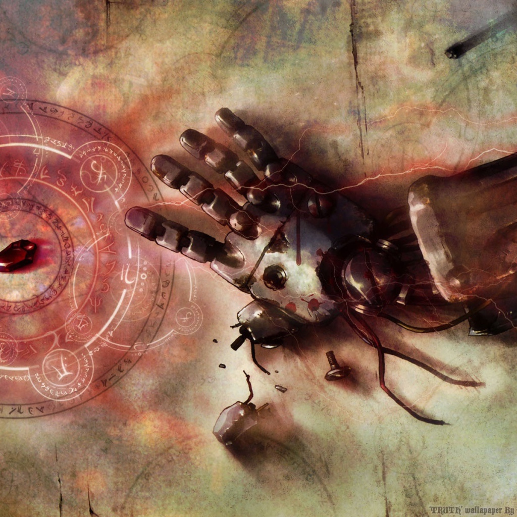 Рука робота, аниме Стальной алхимик