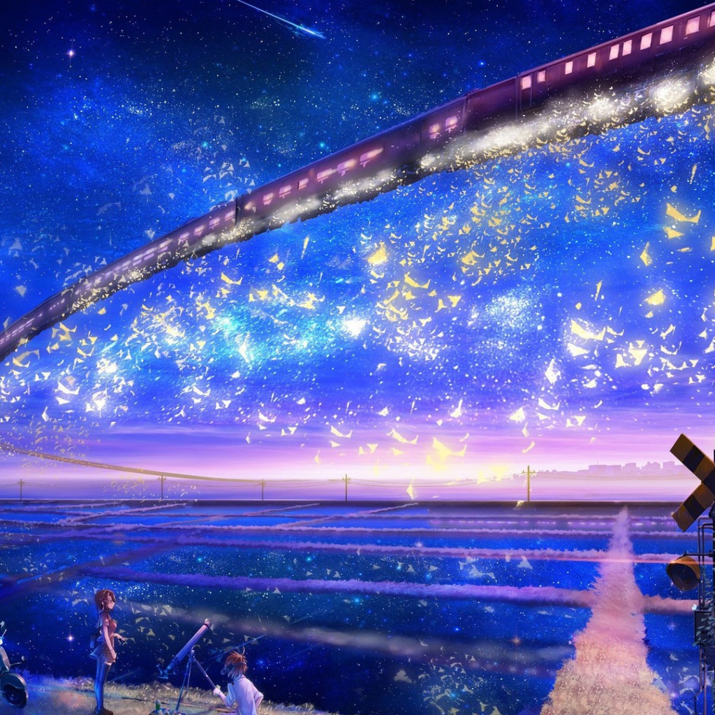 Поезд в небе, аниме Галактический экспресс 999