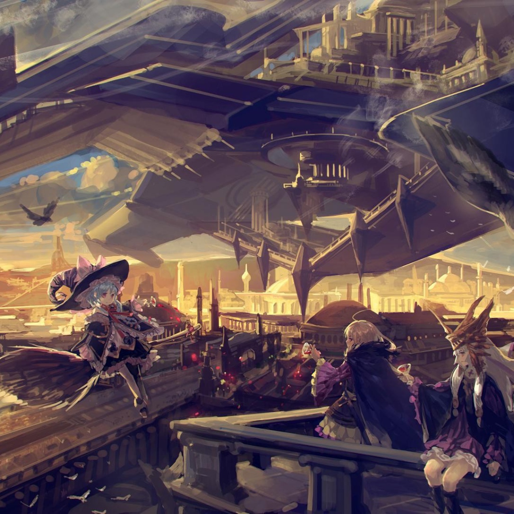 Мир будущего, аниме Pixiv Fantasia