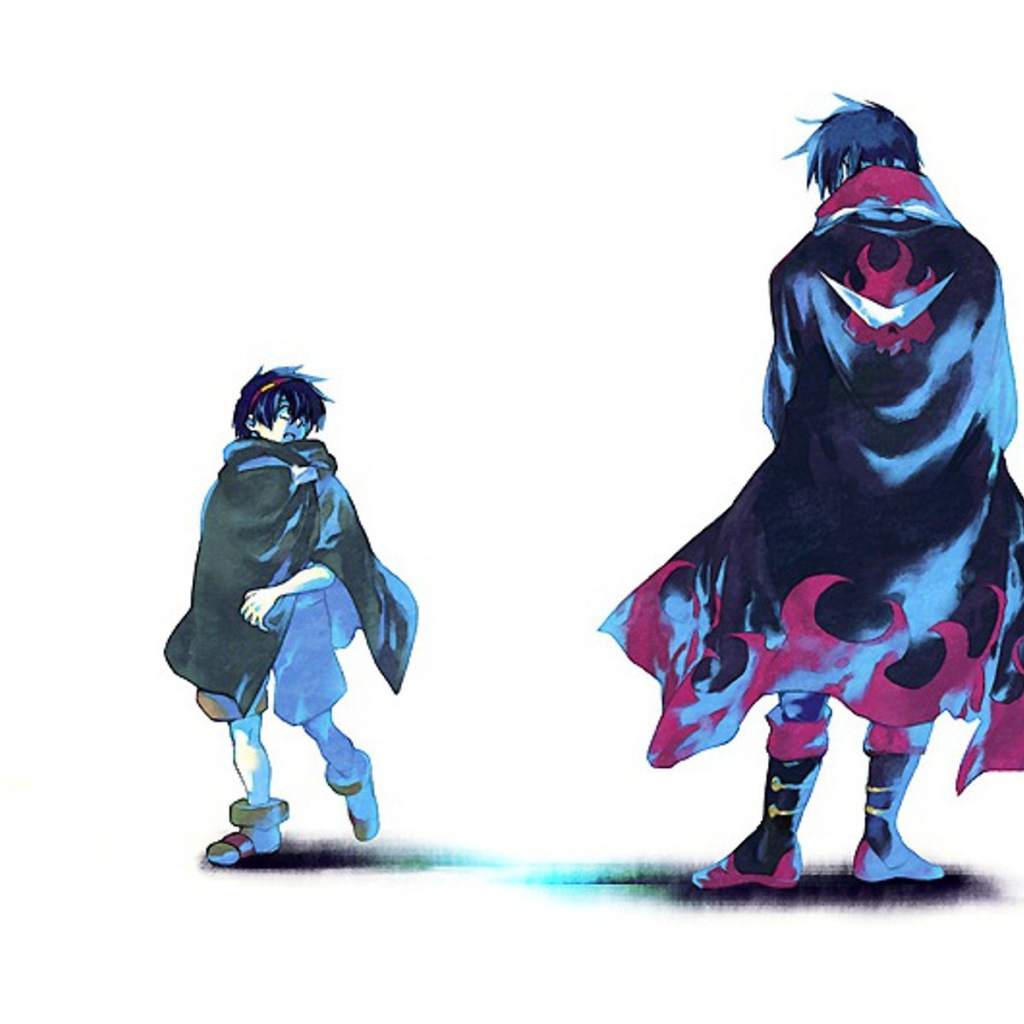 Два персонажа аниме Гуррен-Лаганн