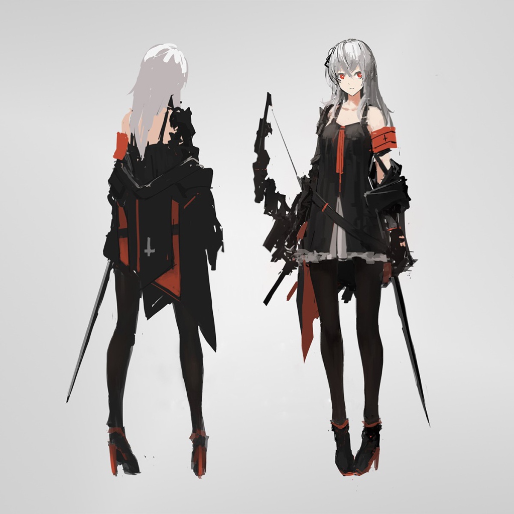 Две девушки аниме Pixiv Fantasia T