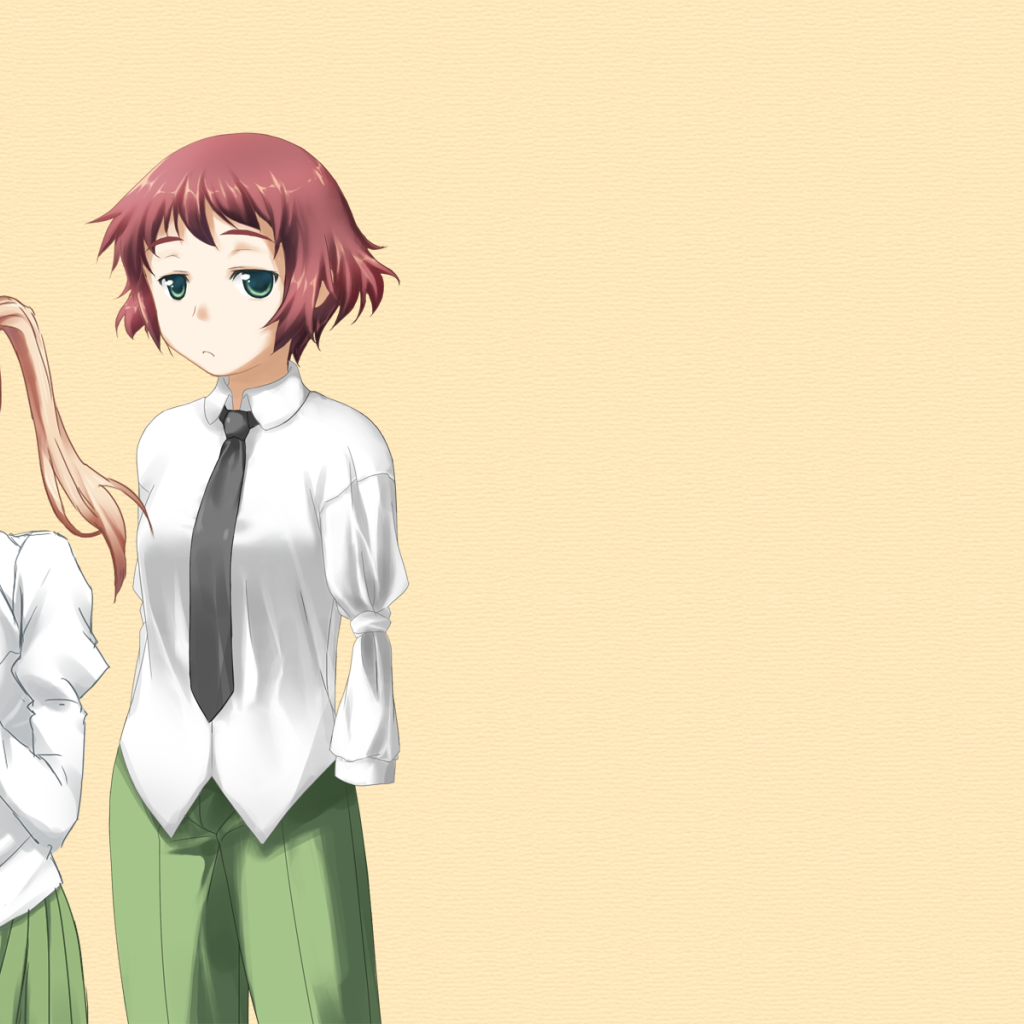 Две девушки из аниме Девушки-инвалиды