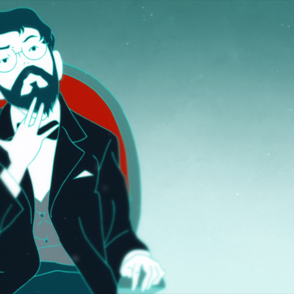 Персонаж Ваташи из аниме The Tatami Galaxy