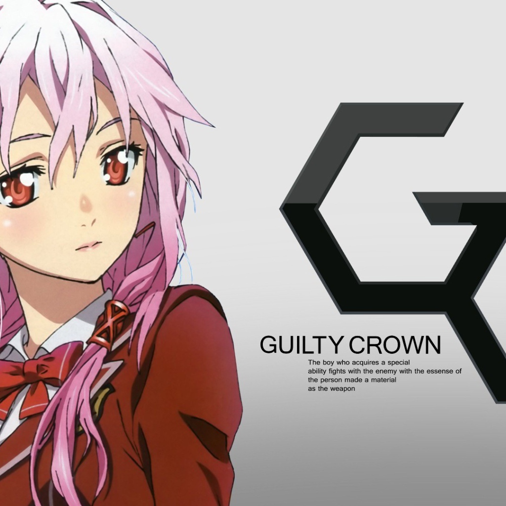 Девушка на постере аниме Корона грешника