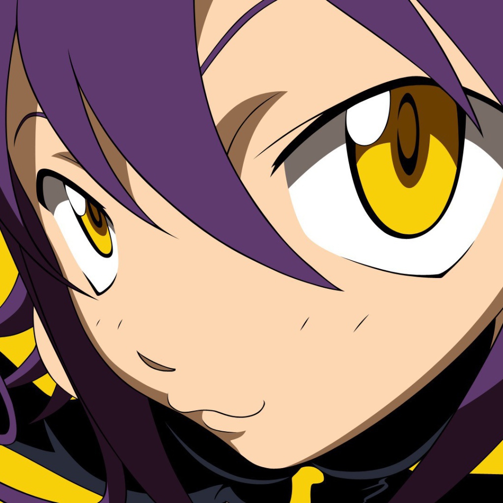 Желтоглазая героиня аниме Soul Eater