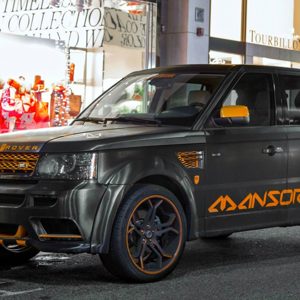 Черный Range Rover Sport by Mansory