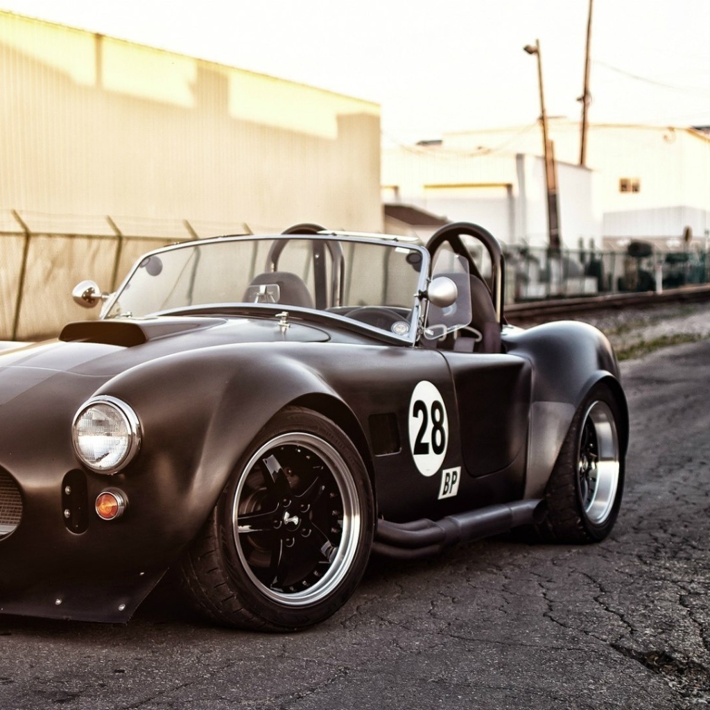 Черный Шелби кобра