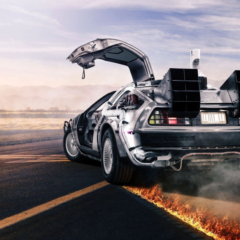 Огненный дрифт автомобиля