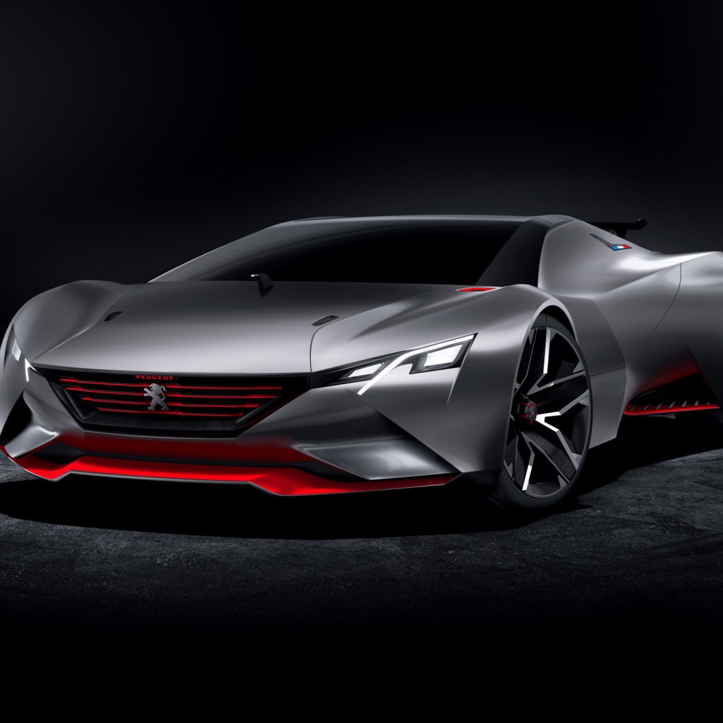 Серый Peugeot Vision GT