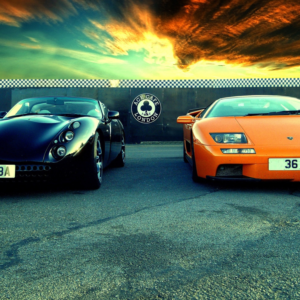 Спортивные авто ТВР и Ламборигини Diablo