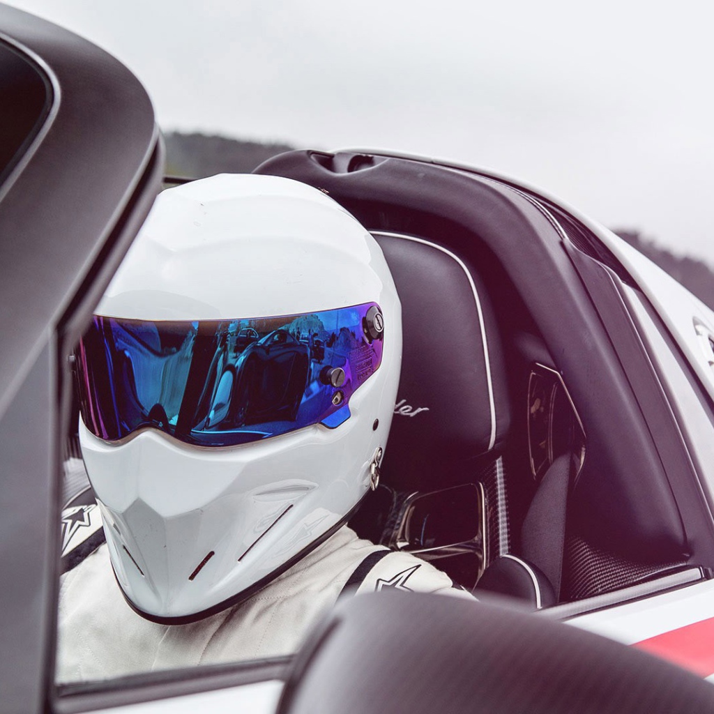 Гонщик в шлеме, программа Top Gear