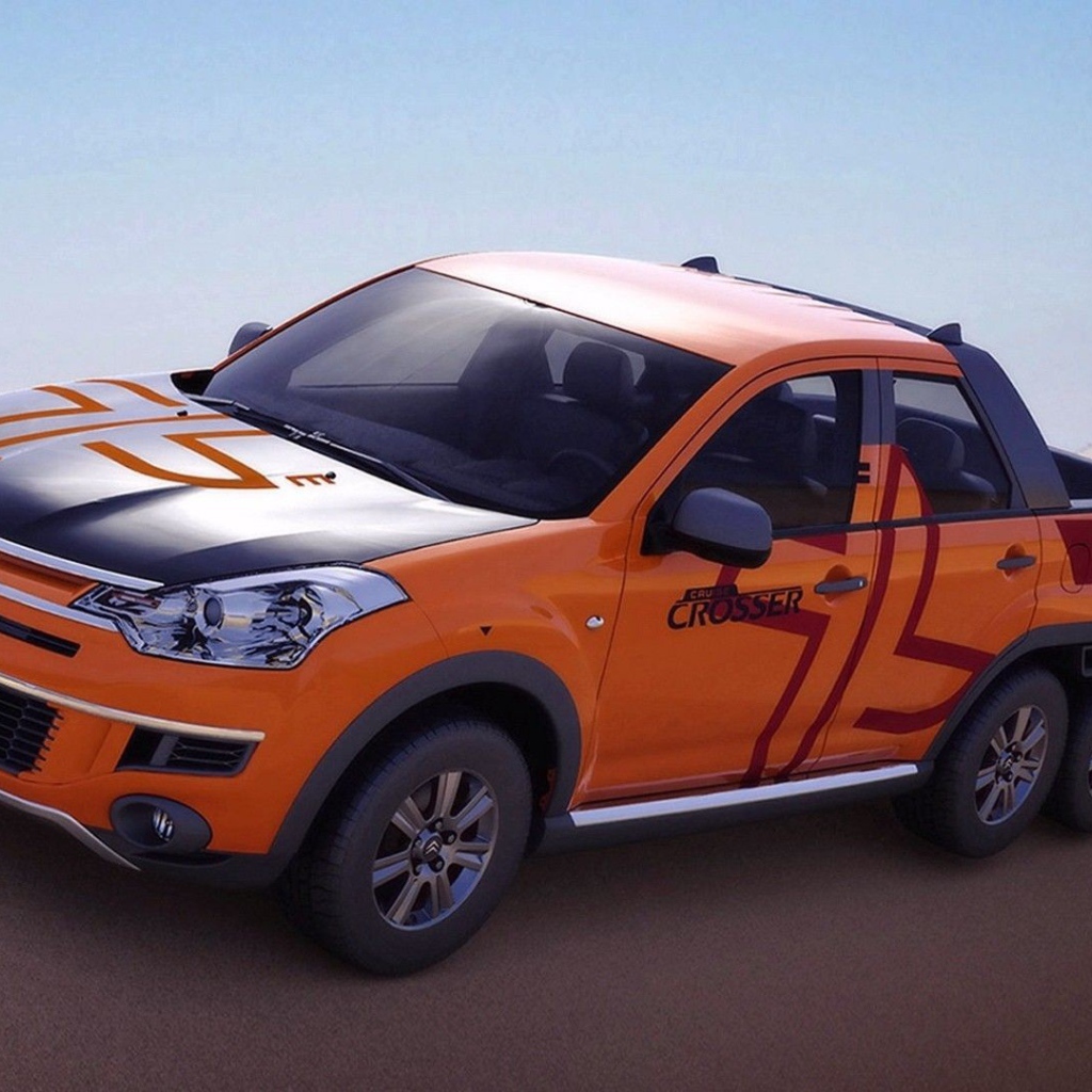 Трехосный оранжевый Круизер