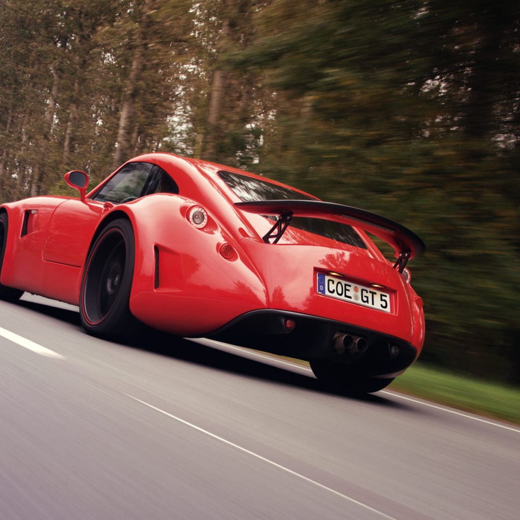 Спорт кар Wiesmann на фоне леса