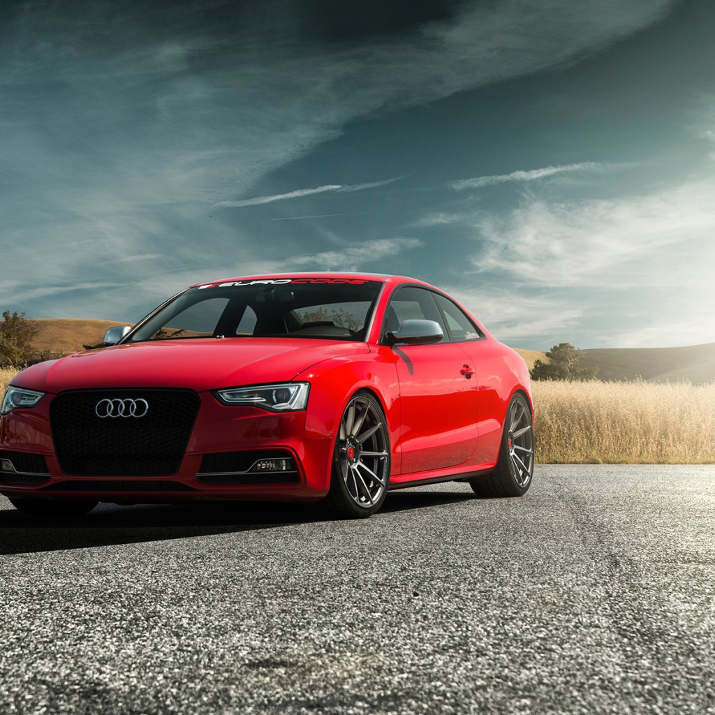 Audi S5 на фоне поля, Vorsteiner