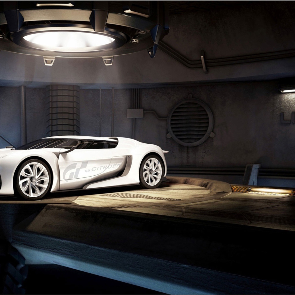 Белый  Citroën Gran Turismo