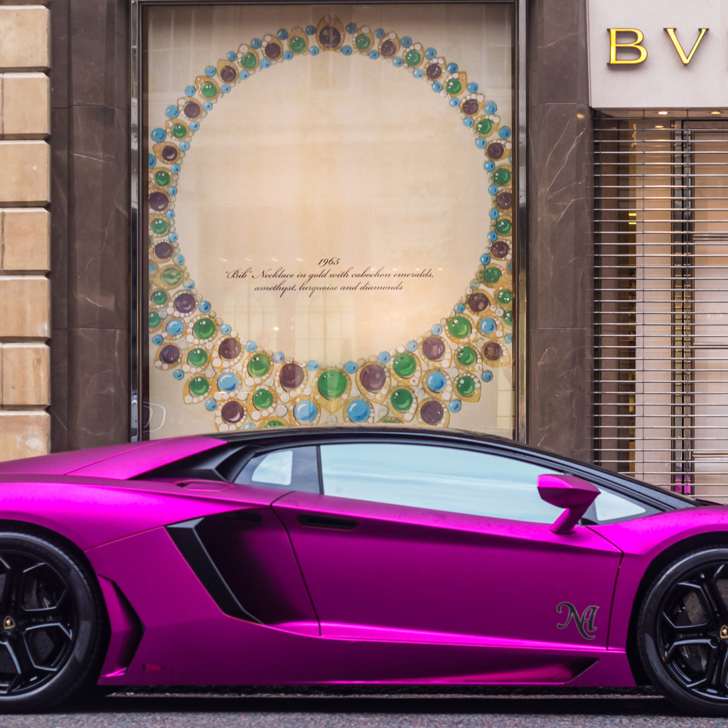 Пурпурный ламборджини