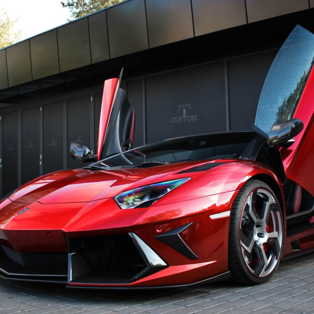 Красный Mansory Lamborghini Aventador LP700-4