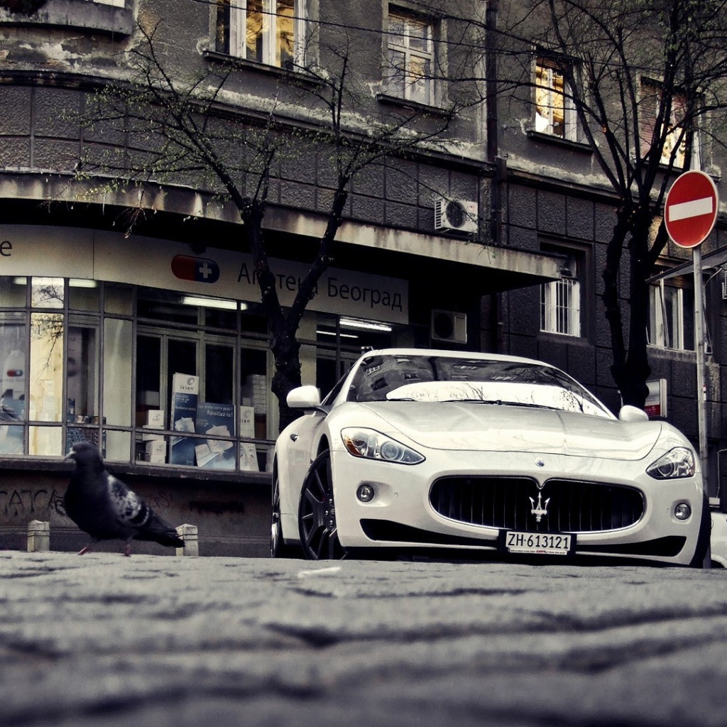 Maserati на улице в Белграде