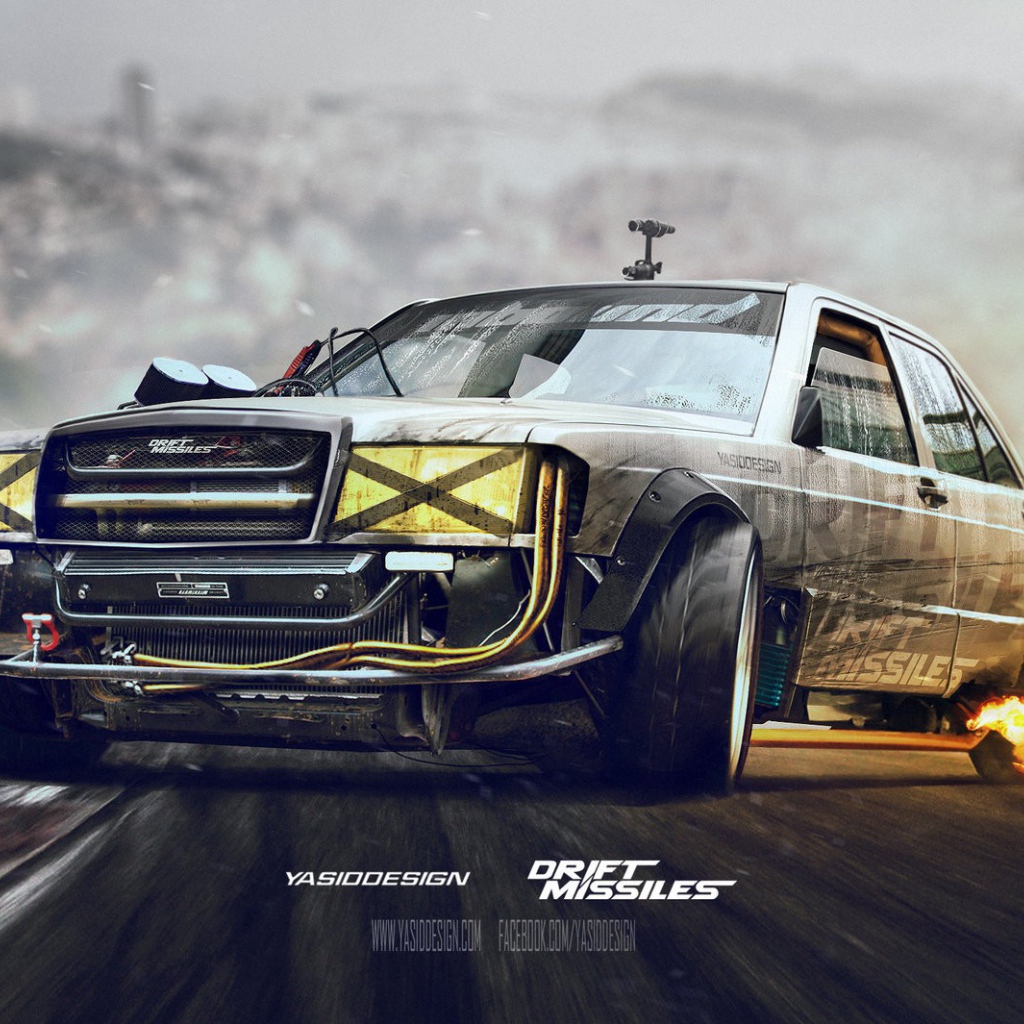 Автомобиль Мерседес, Drift missile