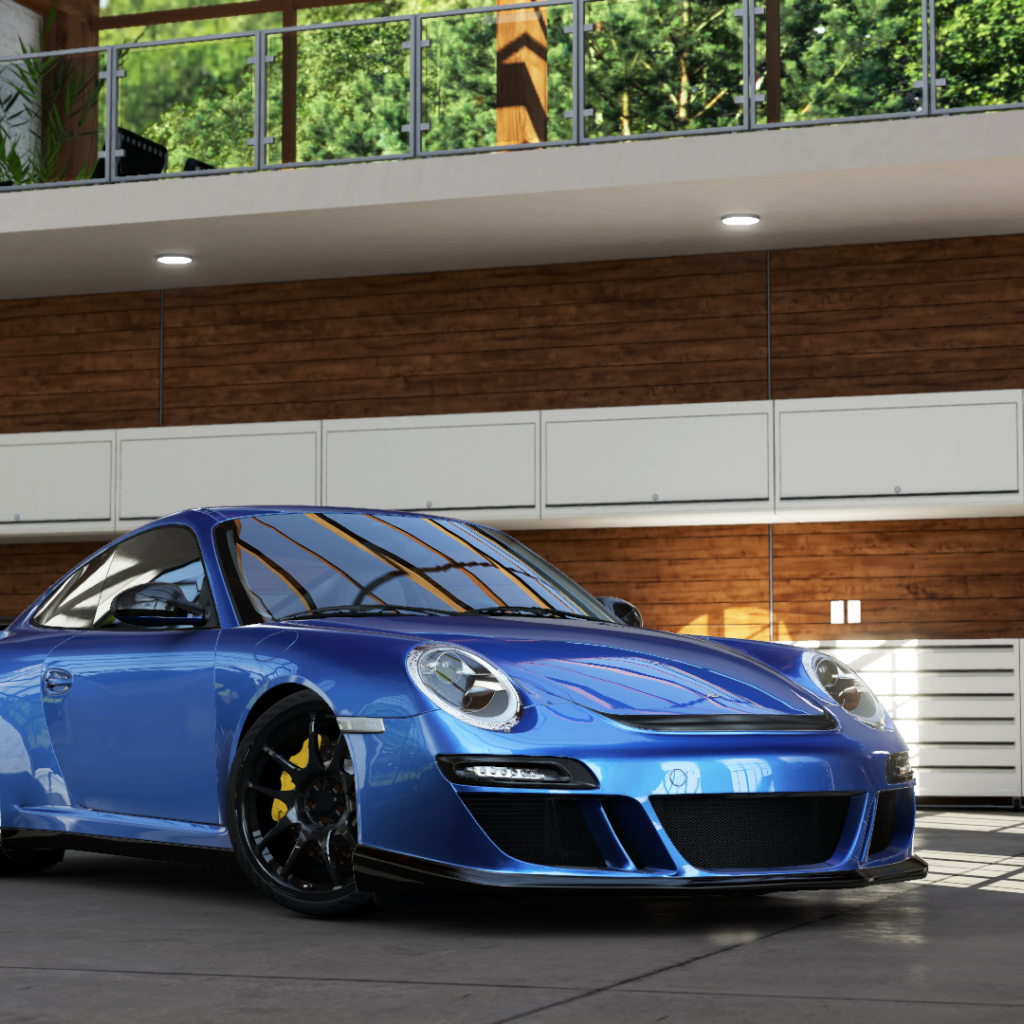 Порше РУФ 12 в гараже