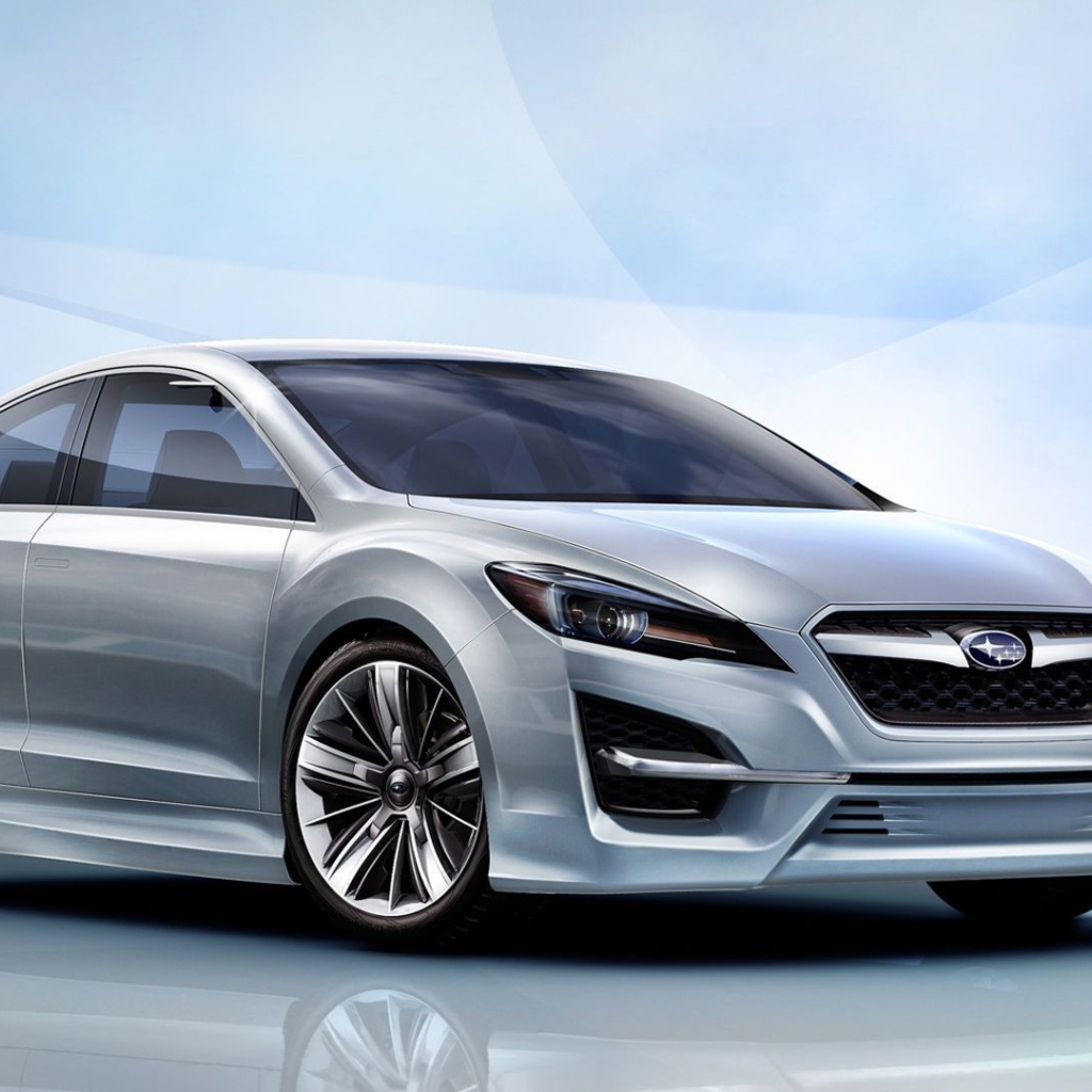 Серебристый концепт Subaru