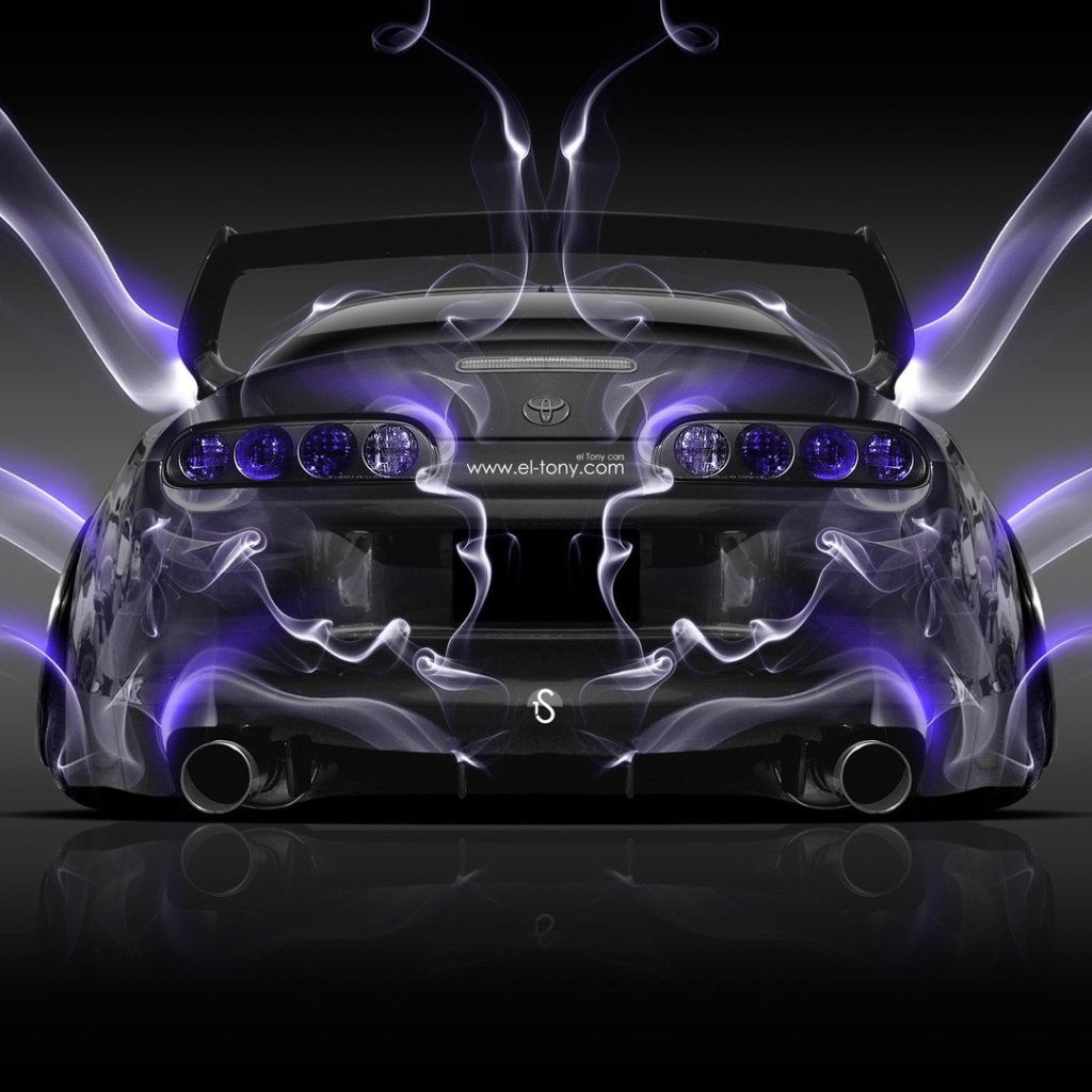 Голубая энергия Toyota Supra