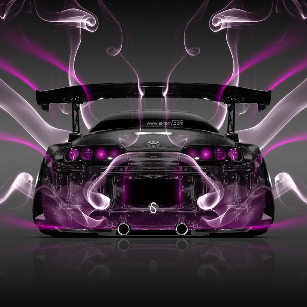 Фиолетовая энергия Toyota Supra