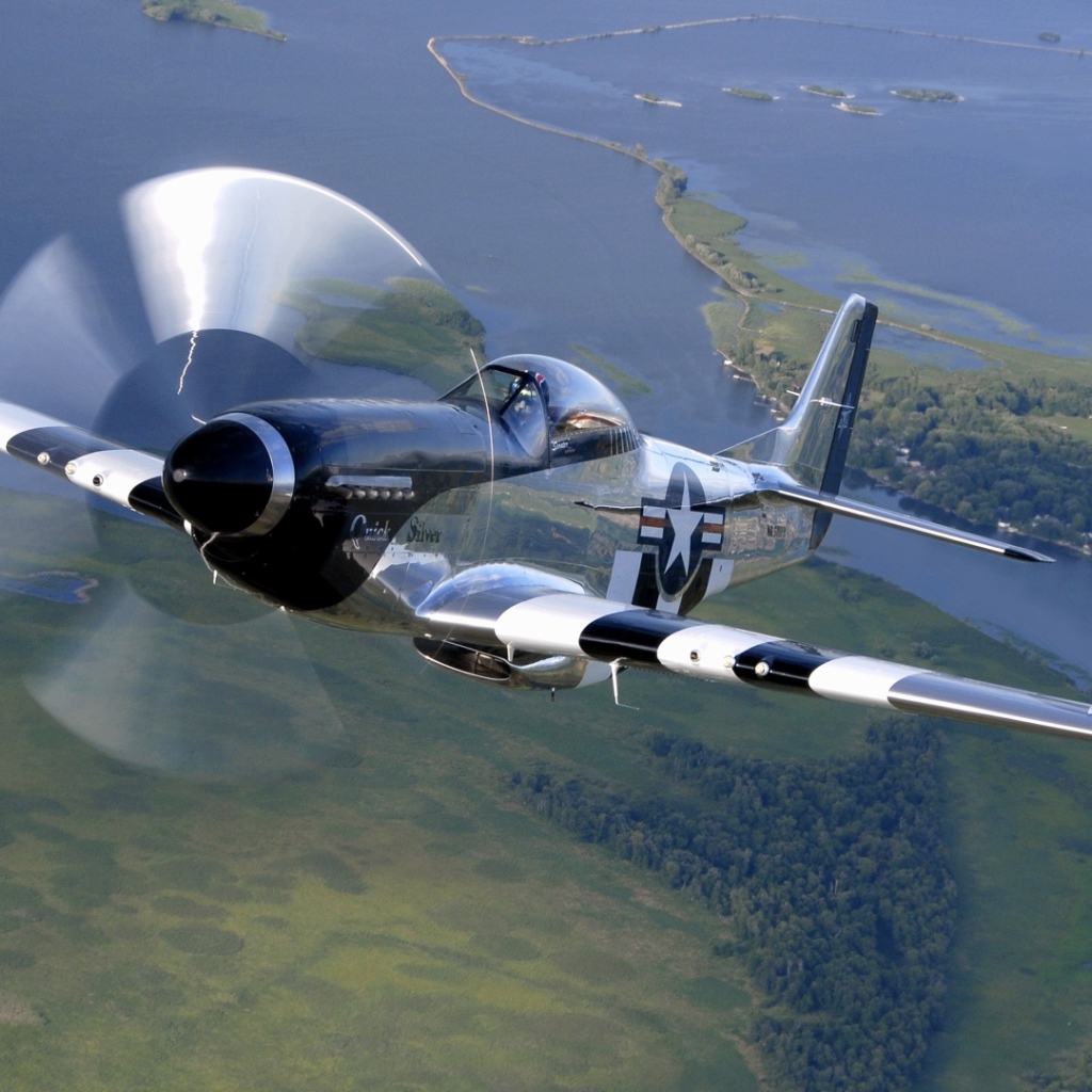 Американский самолет мустанг