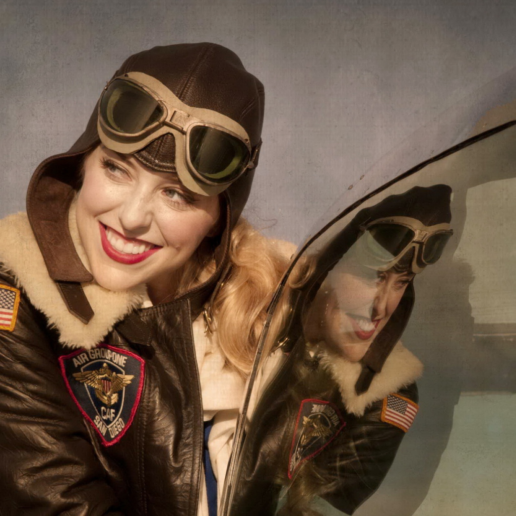 Американская девушка пилот