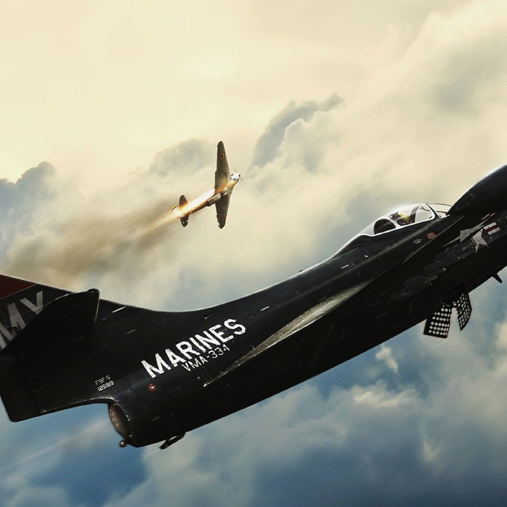 Черный самолет морской авиации