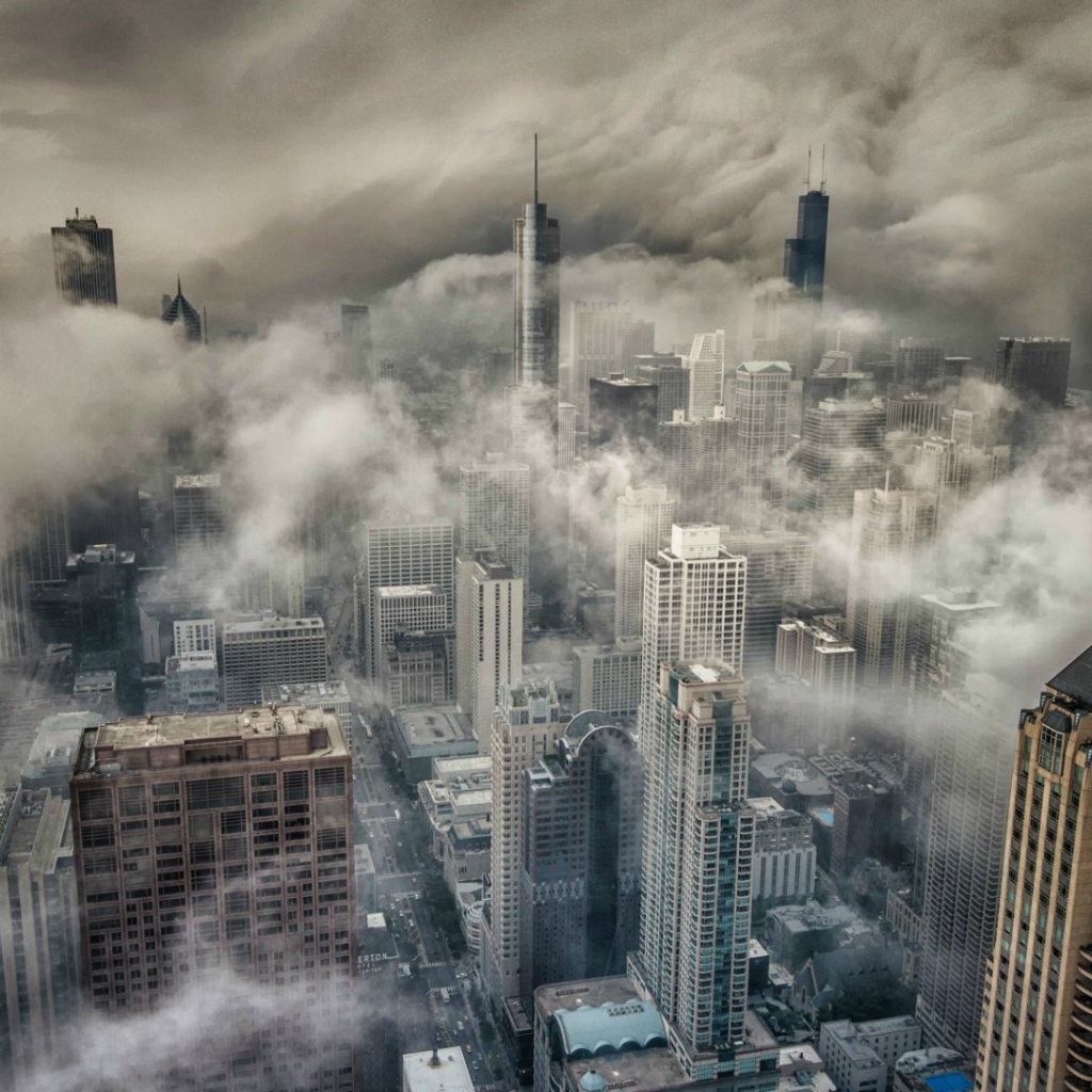 Чикаго в густом тумане