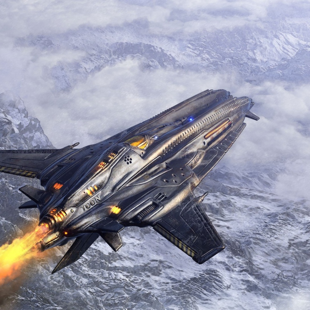 Фантастический военный самолет