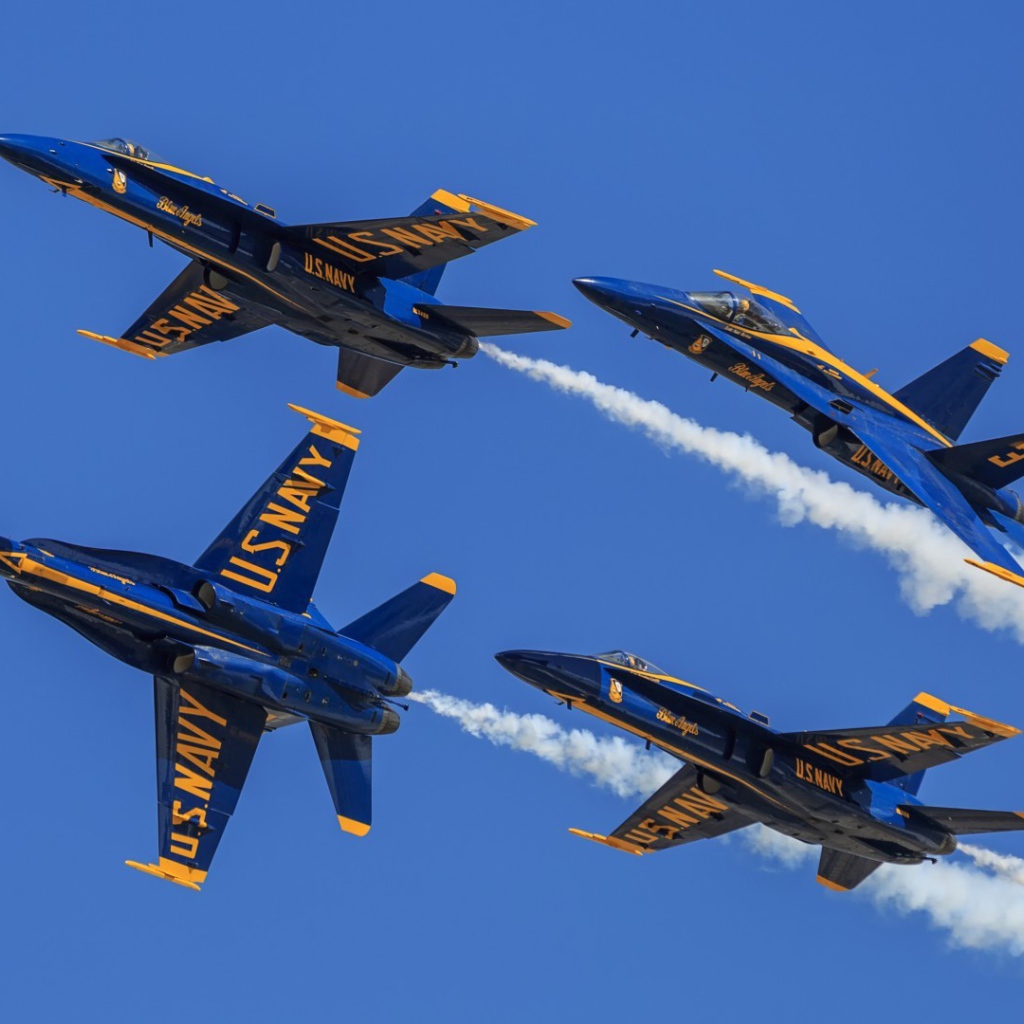 Истребители F-18 Голубые ангелы