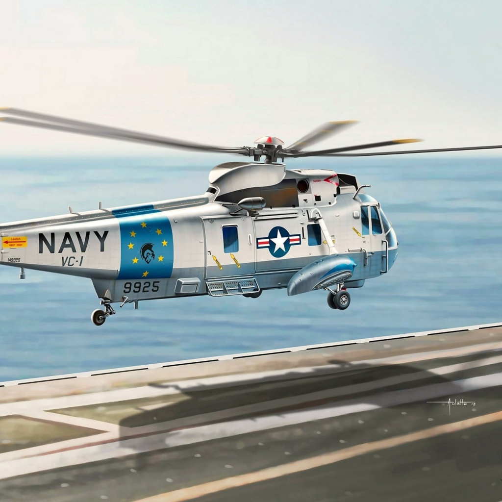 Вертолет ВМФ Sikorsky SH-3 Sea King