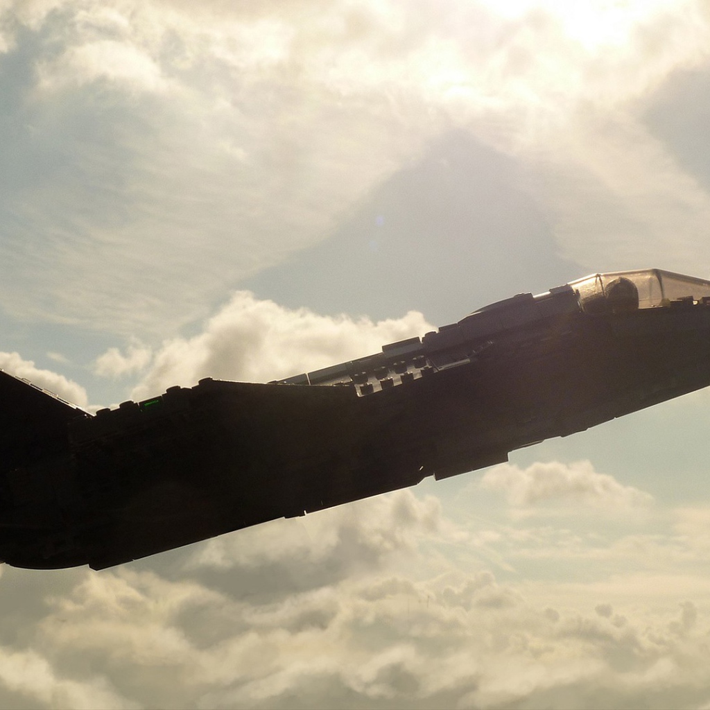 Реактивный самолет из ЛЕГО