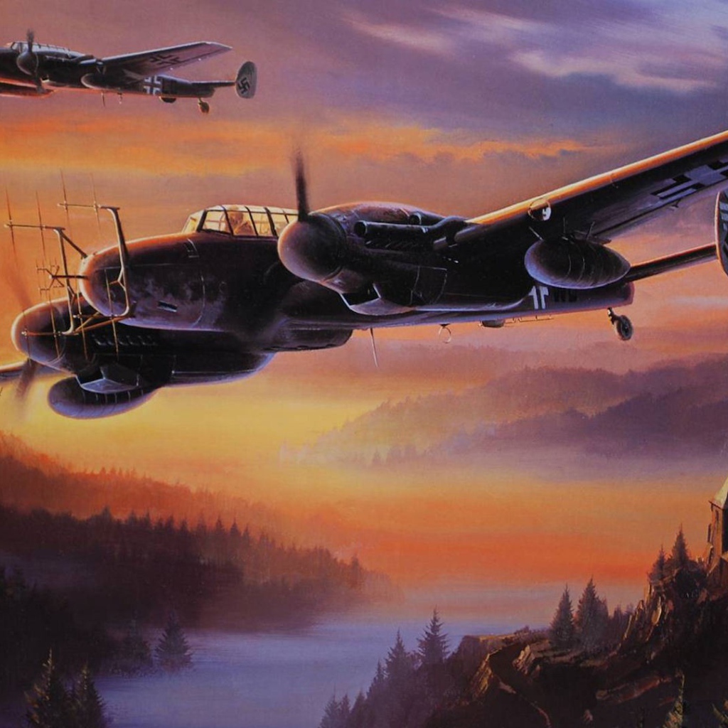 Военные самолеты Мессершмитт 110