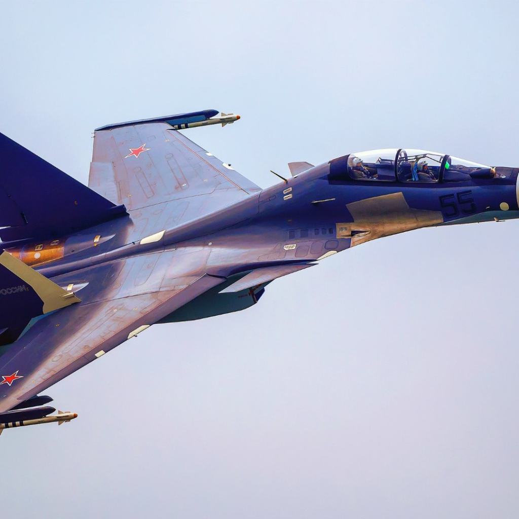 Военный самолет Су-30СМ