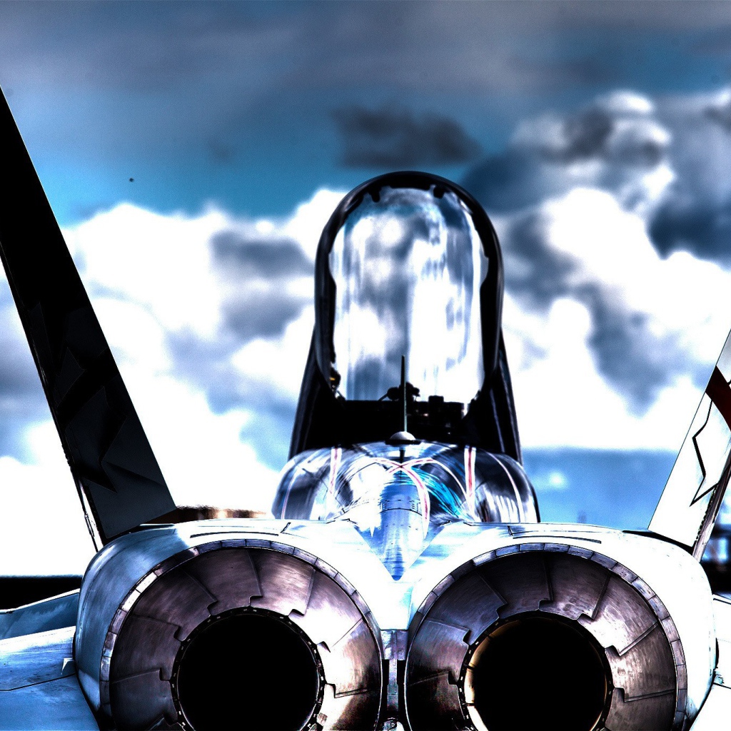 Сопла самолета McDonnell Douglas CF-18 Hornet