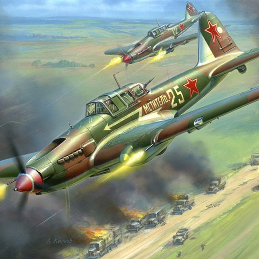 Русский Военный самолет Ил-2