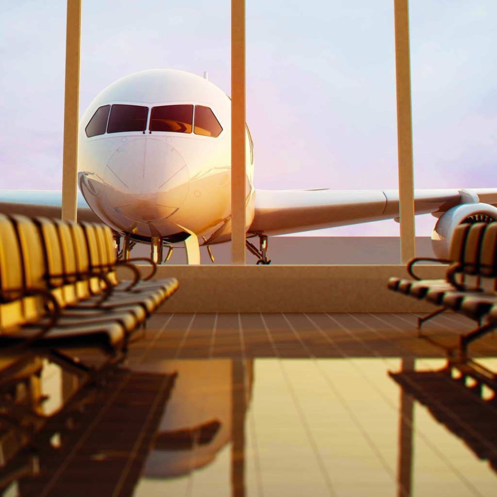 Зал ожидания в аэропорту