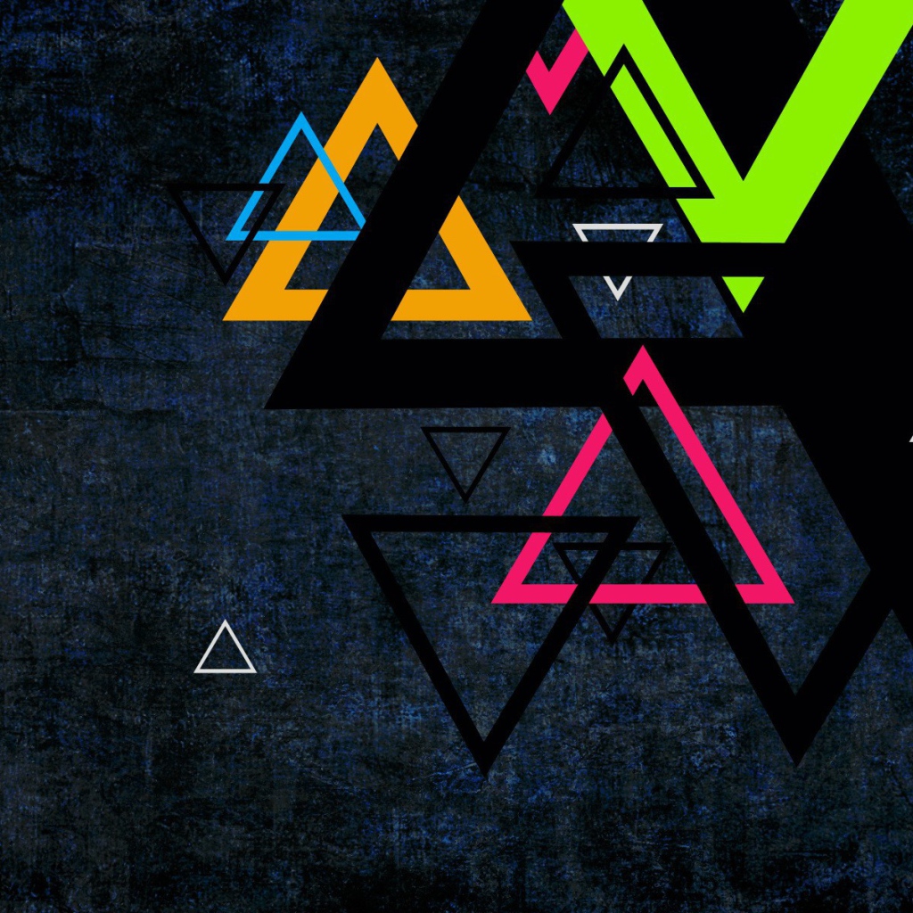 Набор треугольников, фон