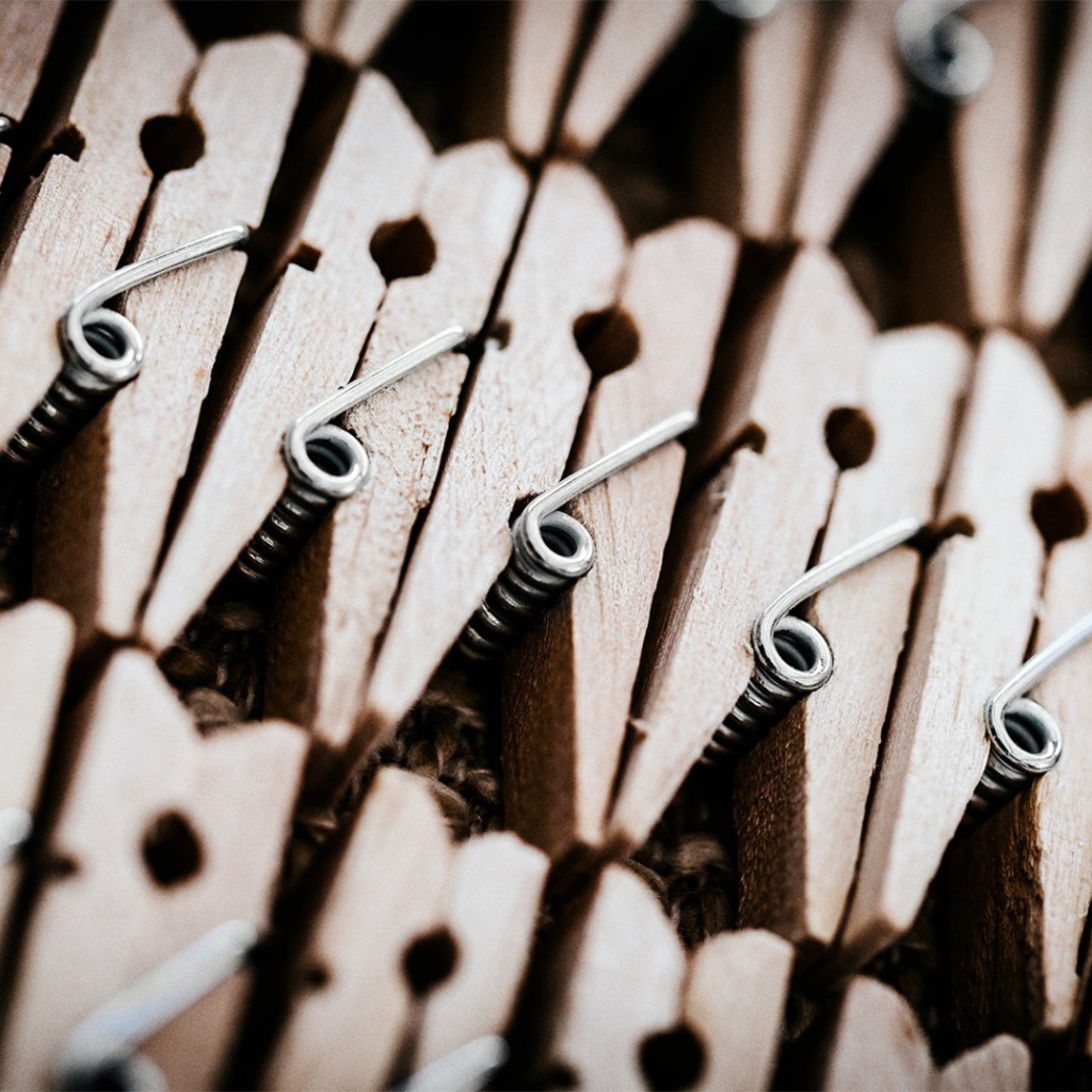 Набор деревянных прищепок