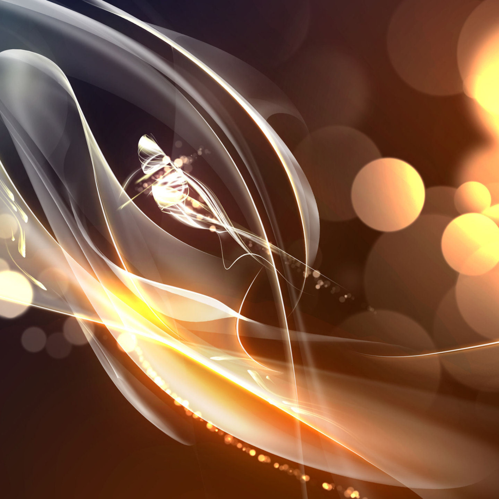 Абстрактный рисунок с кругами